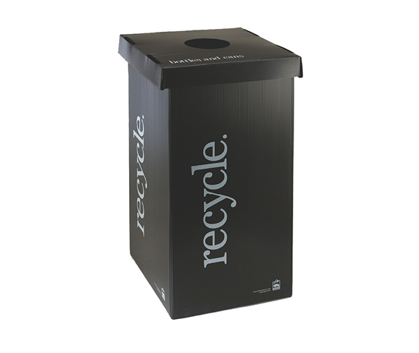 Coroplast Plastic Recycle Bin