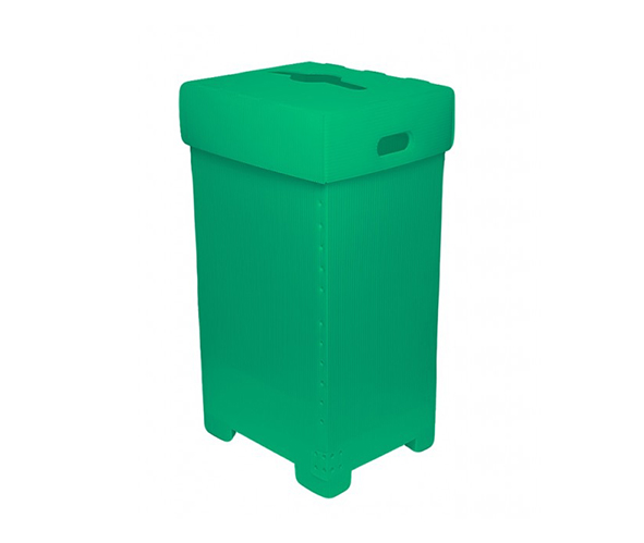 Coroplast Plastic Recycle Bin